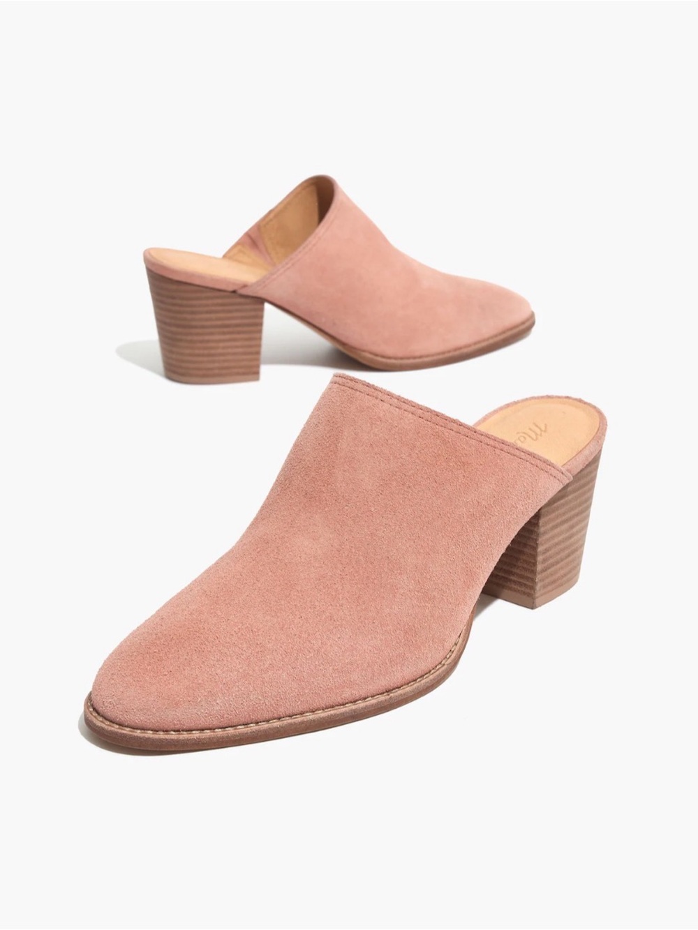 Madewell Harper Mules in Suede